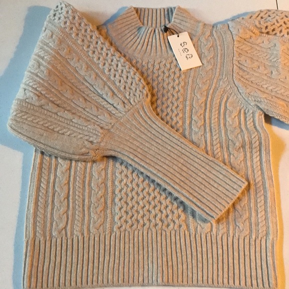 Sea New York Cable Knit Turtleneck Sweater - Picture 11 of 14
